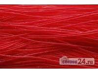 Кембрик ПВХ с блестками, диаметр 1,8 мм., цвет красный 012 